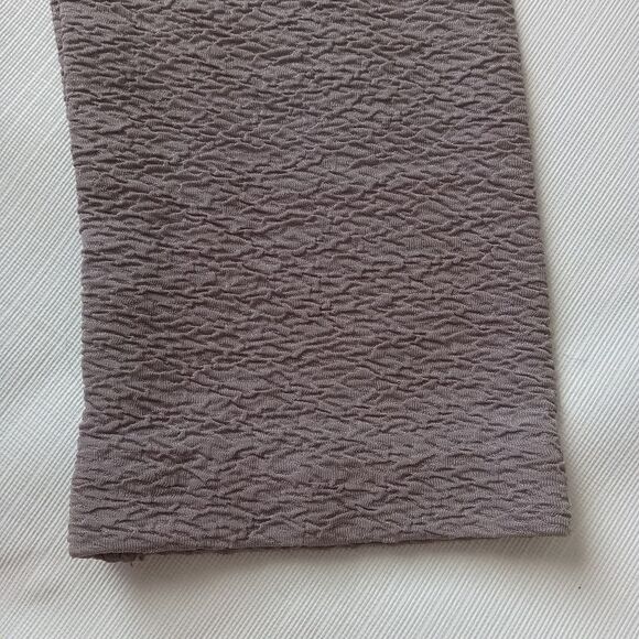 BB Dakota Shimmery Gray Crinkle Textured Long Sleeve Open Front Cardigan Jacket - Picture 10 of 10